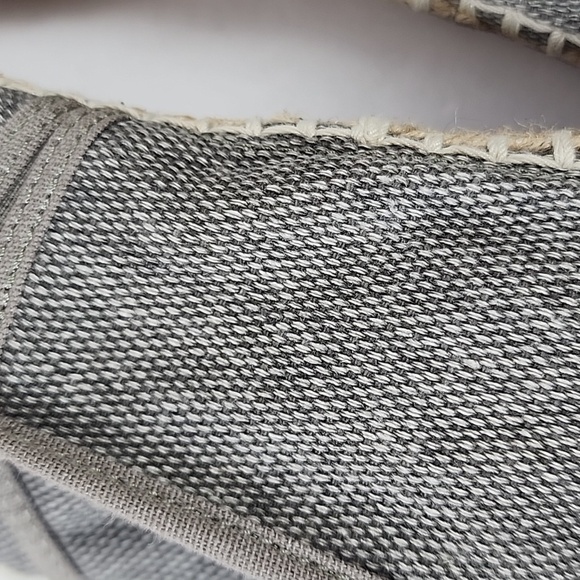 NEW H&M Men's Gray Espadrille Sandals Traditional Jute Soles, sz 10.5 - Picture 8 of 12